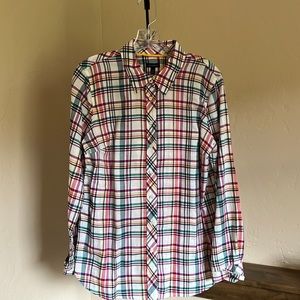 Fall Plaid Blouse by Talbots